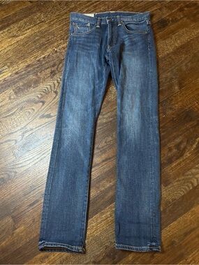 Ralph Lauren Double RL Men's Straight Jeans in Indigo Blue